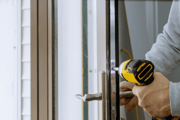 General home repair — door installation